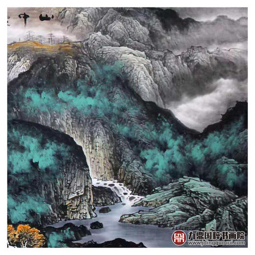 高云鹏《山中处处有清泉》96*240cm 山水横幅作品 办公室/客厅挂画 商品图6