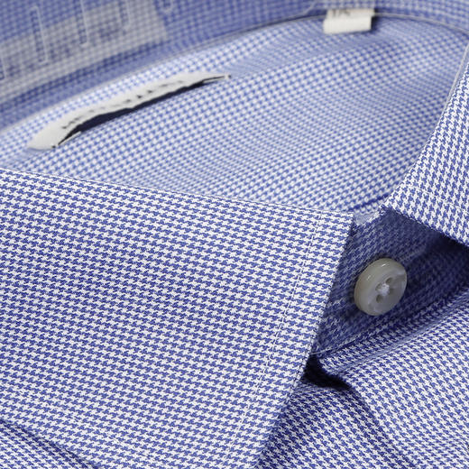 METTE男士纯棉衬衫 蓝色格子 7103008 商品图3