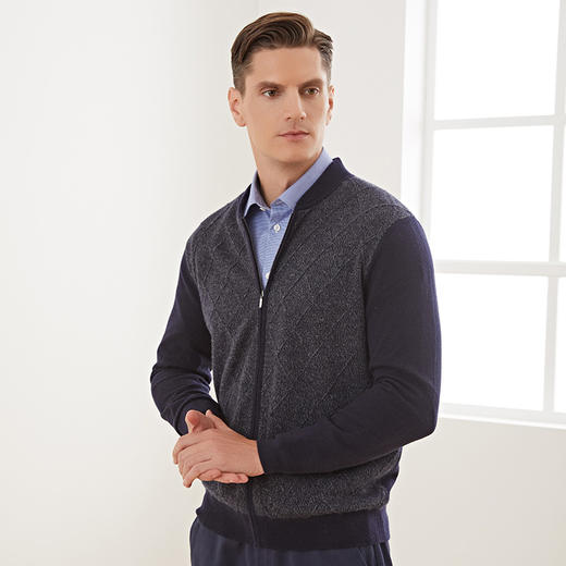 METTE男士蓝色条纹衬衫 7103001 商品图1