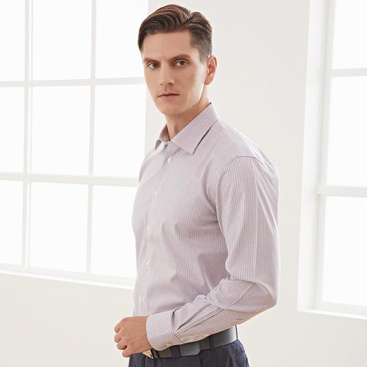 METTE男装男士纯棉白色彩条衬衫 7103006 商品图2