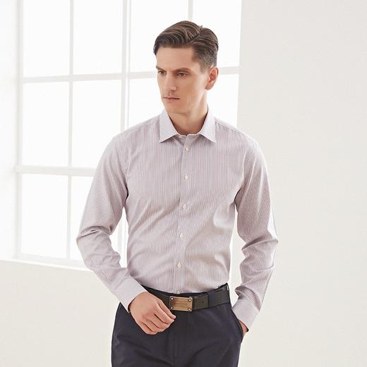 METTE男装男士纯棉白色彩条衬衫 7103006 商品图1