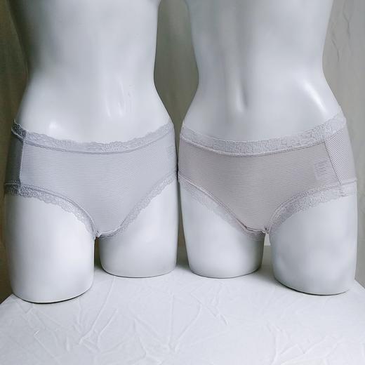 WD016女式吸湿速干蕾丝边三角短裤（二枚组） 商品图0