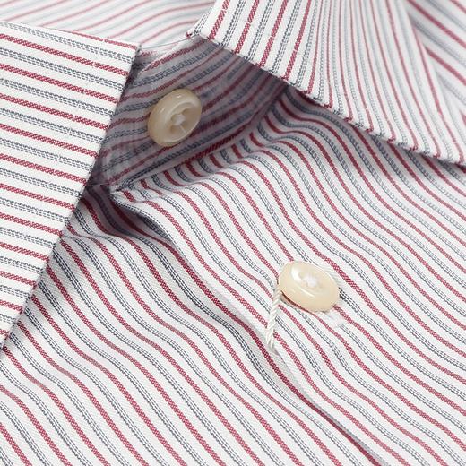 METTE男装男士纯棉白色彩条衬衫 7103006 商品图4