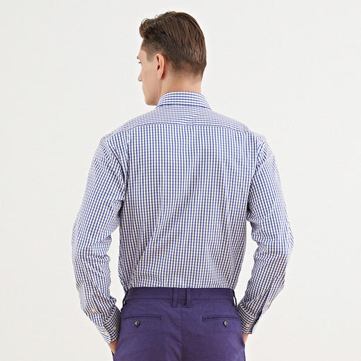 METTE男士蓝格子衬衫 7103002 商品图2