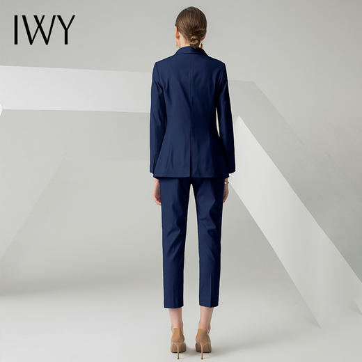 IWY/藏青色长袖西装长裤套装CP10316 商品图2