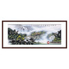 高云鹏《小桥流水幸福家》68*178cm 山水横幅作品 办公室/客厅/书房挂画 商品缩略图0