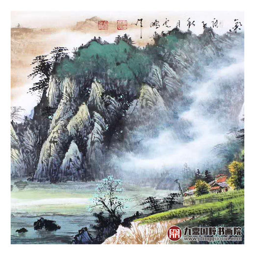 高云鹏《山高聚灵气》68*178cm 山水横幅作品 办公室/客厅/书房挂画 商品图5