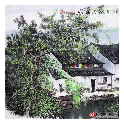 高云鹏《江南福人居》68*178cm 山水横幅作品 办公室/客厅/书房挂画 商品图4