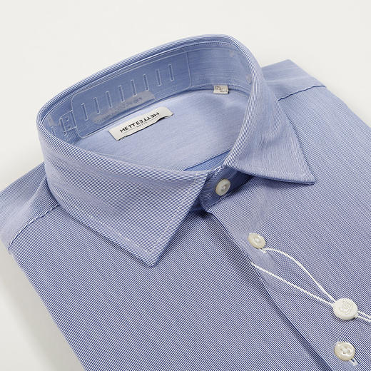 METTE男士蓝色条纹衬衫 7103001 商品图2