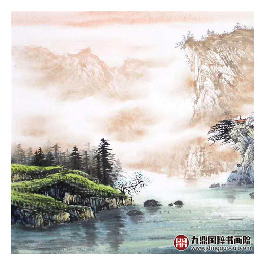 高云鹏《山高聚灵气》68*178cm 山水横幅作品 办公室/客厅/书房挂画 商品图4