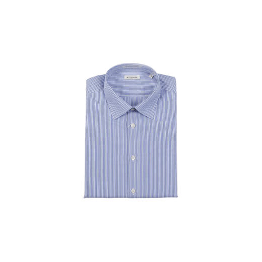 METTE男装男士纯棉蓝白条纹衬衫 7103004 商品图5