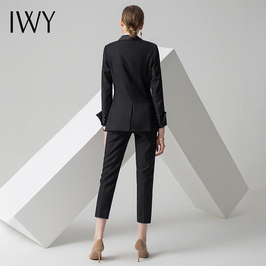 IWY/黑色长袖西装长裤套装CP10380 商品图2