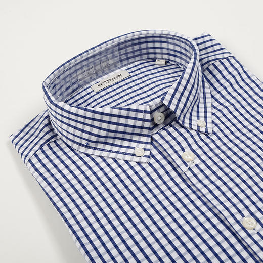 METTE男士蓝格子衬衫 7103002 商品图3