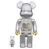 Bearbrick 2G Exclusive银 400% 商品缩略图0