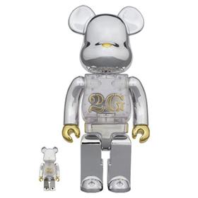 Bearbrick 2G Exclusive银 400%