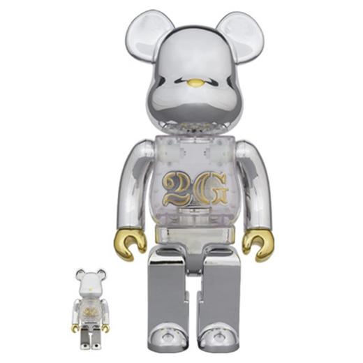 Bearbrick 2G Exclusive银 400% 商品图0