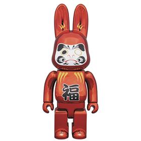 Bearbrick长耳达摩红400%