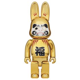 Bearbrick长耳达摩金400%