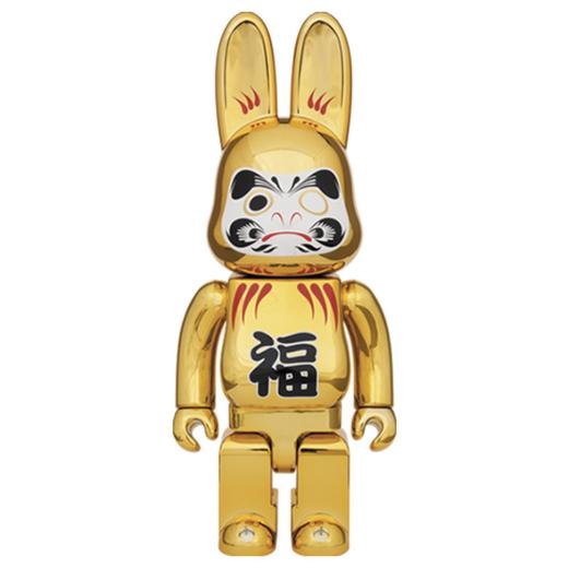 Bearbrick长耳达摩金400% 商品图0