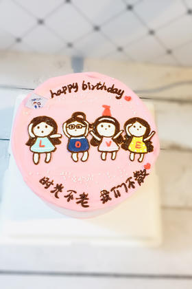 手绘女孩 下单前请仔细阅读商品详情