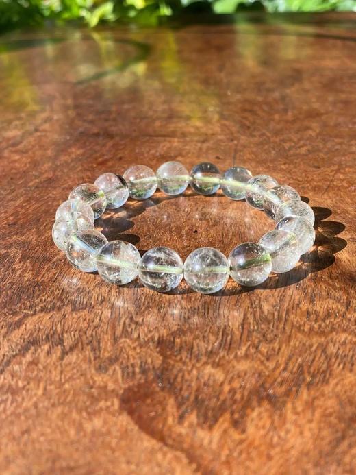 天然白水晶圆珠手链， 顺丰包邮 商品图0