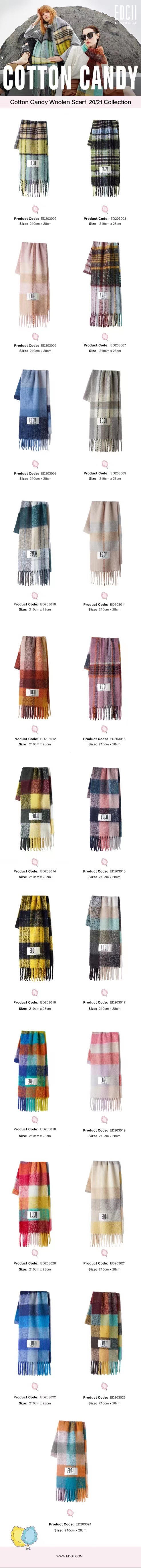 ☁EDGII X Cotton Candy☁「棉花糖羊毛围巾」 商品图14