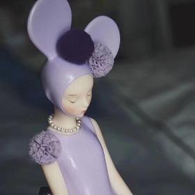 紫色花园-然女孩-1米