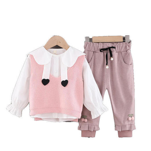 GGDD-JBB新款春秋季童装三件套 商品图4