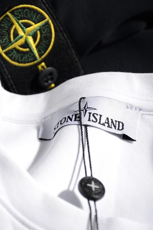 点此购买 石头岛简约纯黑纯白圆领袖章卫衣诱160906 商品图8