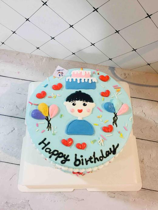 手绘生日蛋糕男孩 下单前请仔细阅读商品详情 商品图0