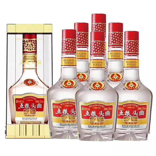 五粮头曲藏品级52度浓香型500ml*6瓶/箱 商品图0