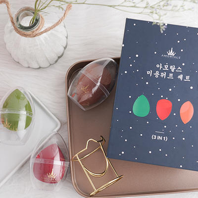 尔木萄美妆蛋套装 3粒装 不吃粉 海绵 彩妆蛋 化妆蛋 商品图1