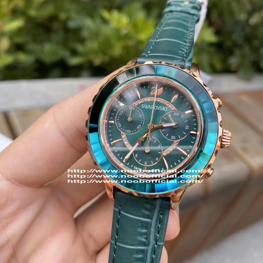 《下单备注颜色》支持专柜验货，原单货，SWAROVSKI【施华洛世奇】现货现货🔥Swarovski Octea的新作 绿水鬼水晶三眼 商品图1