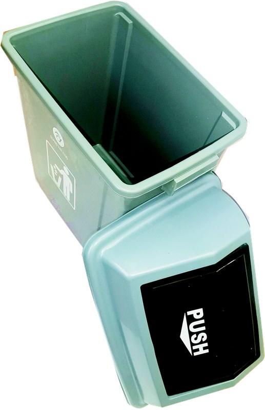 弹盖垃圾桶25L45cm高 商品图2