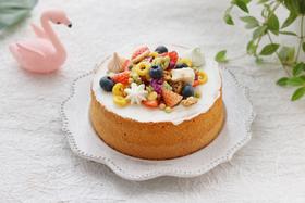 绵软与酸甜的结合 | 爪爪果麦脆戚风蛋糕🧀