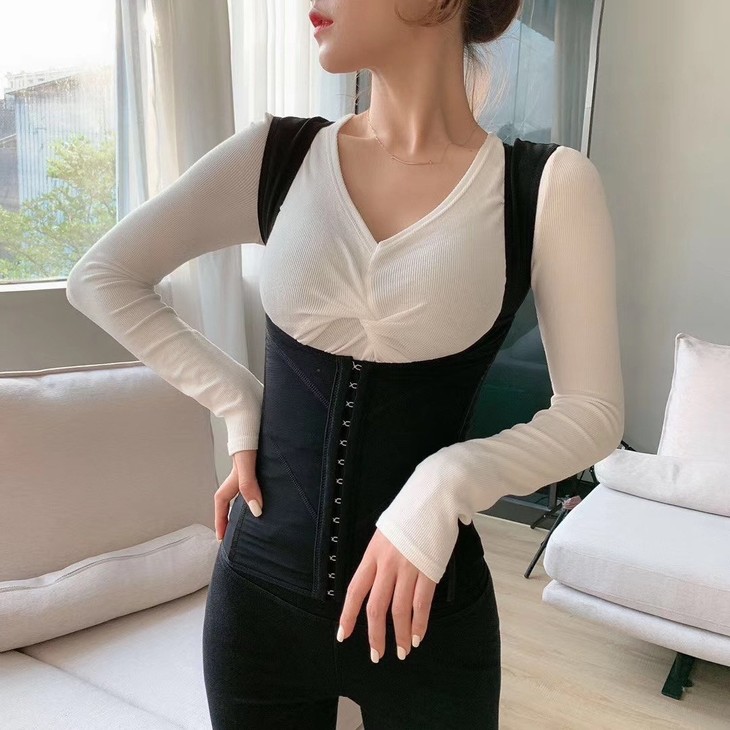 卡卡同款 秋季超薄款收腹束腰365度塑型衣 背心式 - 福团—您的生活