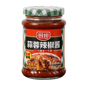厨邦蒜蓉辣椒酱    210g/瓶