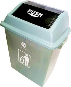 弹盖垃圾桶25L45cm高