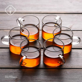 茶杯-玻璃品茗杯-加厚耐热玻璃直身、雅致小杯