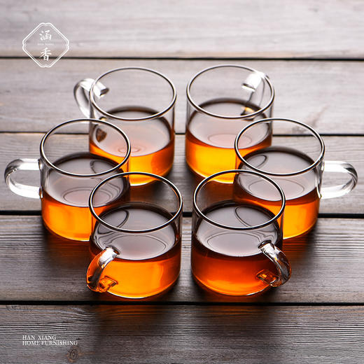 茶杯-玻璃品茗杯-加厚耐热玻璃直身、雅致小杯 商品图0
