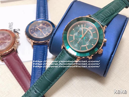 《下单备注颜色》支持专柜验货，原单货，SWAROVSKI【施华洛世奇】现货现货🔥Swarovski Octea的新作 绿水鬼水晶三眼 商品图5