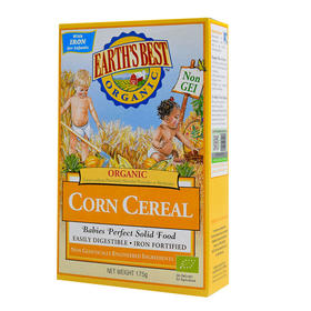 Earths Best爱思贝地球世界婴幼儿有机玉米粉宝宝高铁辅食米糊