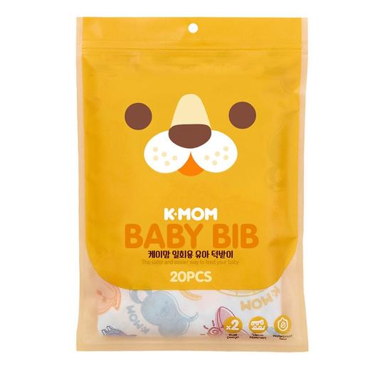 bgc 韩国K-MOM宝宝一次型围兜  20片装/包 商品图3