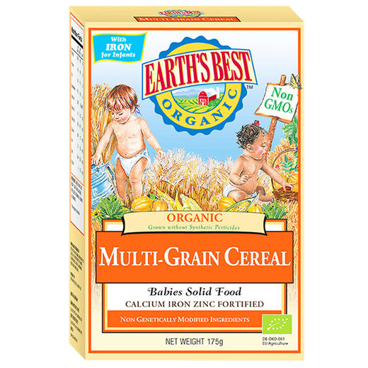 Earths Best爱思贝婴儿米粉地球世界婴幼儿混合谷物宝宝辅食米糊 商品图0