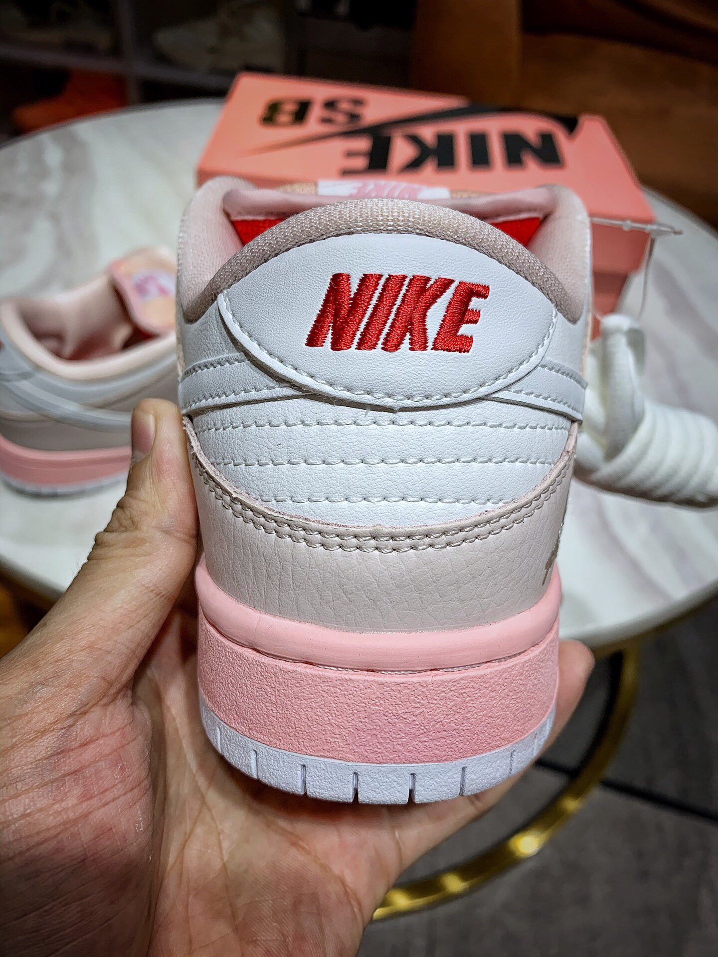 【天猫正品 nk sb dunk low 粉鸽子】女神专属配色 加厚鞋舌 zoom气垫