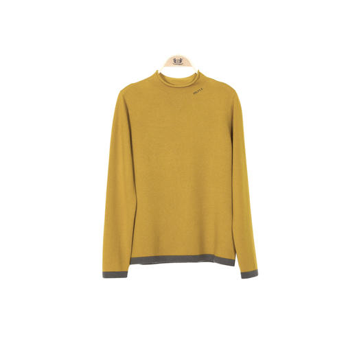 【半价款】METTE羊绒世家秋冬女士半高领100%山羊绒衫拼接保暖毛衣 商品图9