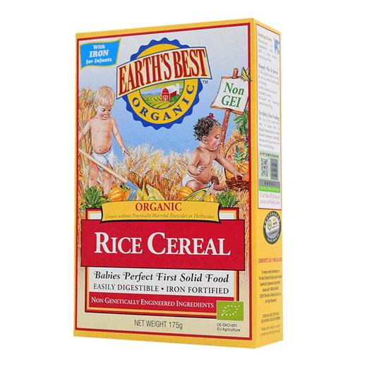 Earth's Best爱思贝地球世界宝宝高铁米粉辅食米糊婴儿有机大米粉 商品图0