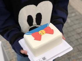复古美少女战士生日奶油蛋糕
