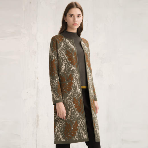 【半价款】METTE羊绒世家秋冬女士半高领100%山羊绒衫拼接保暖毛衣 商品图4