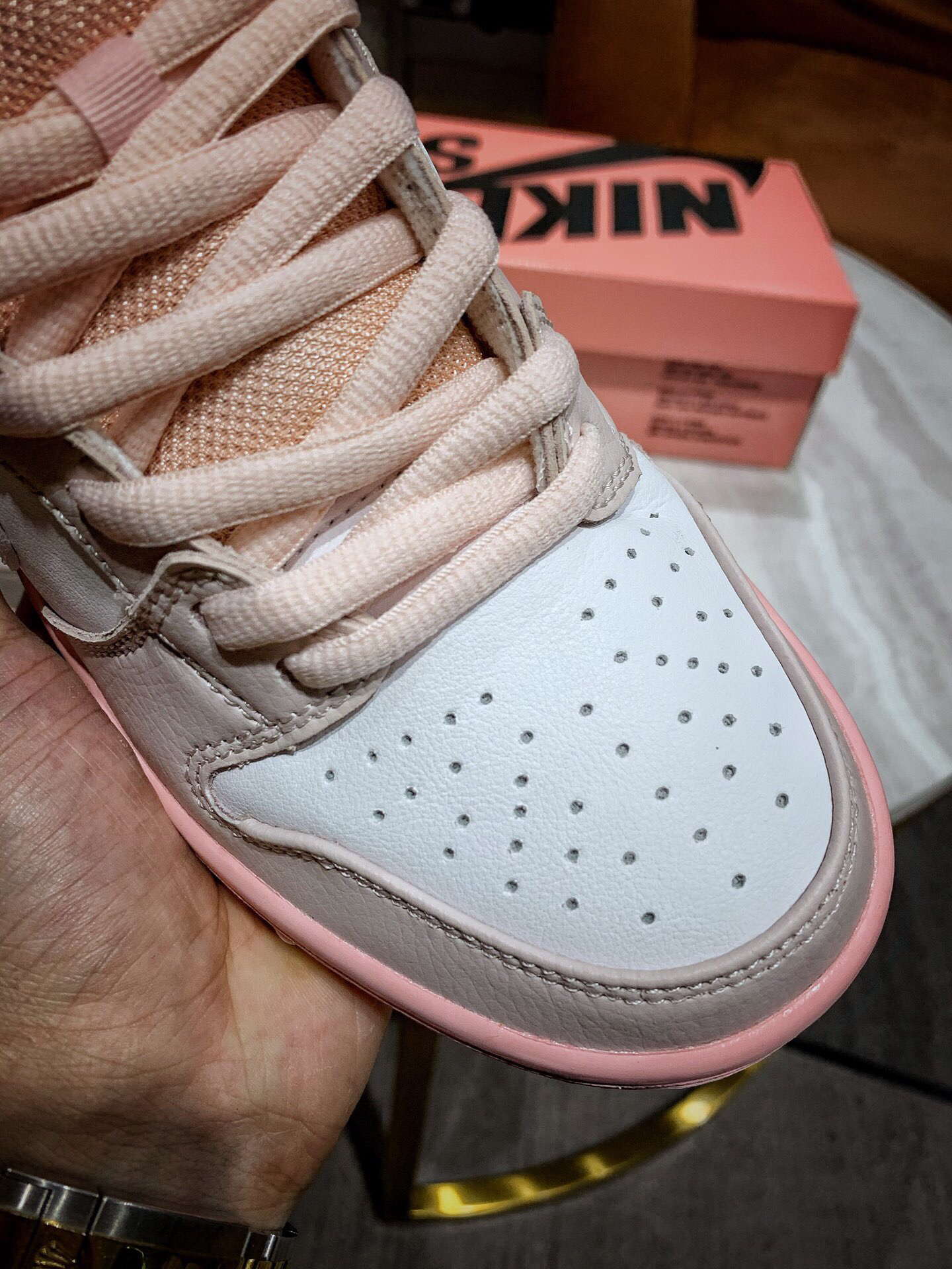 【天猫正品 nk sb dunk low 粉鸽子】女神专属配色 加厚鞋舌 zoom气垫